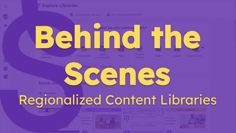 Behind the Scenes- Regionalized Content Library