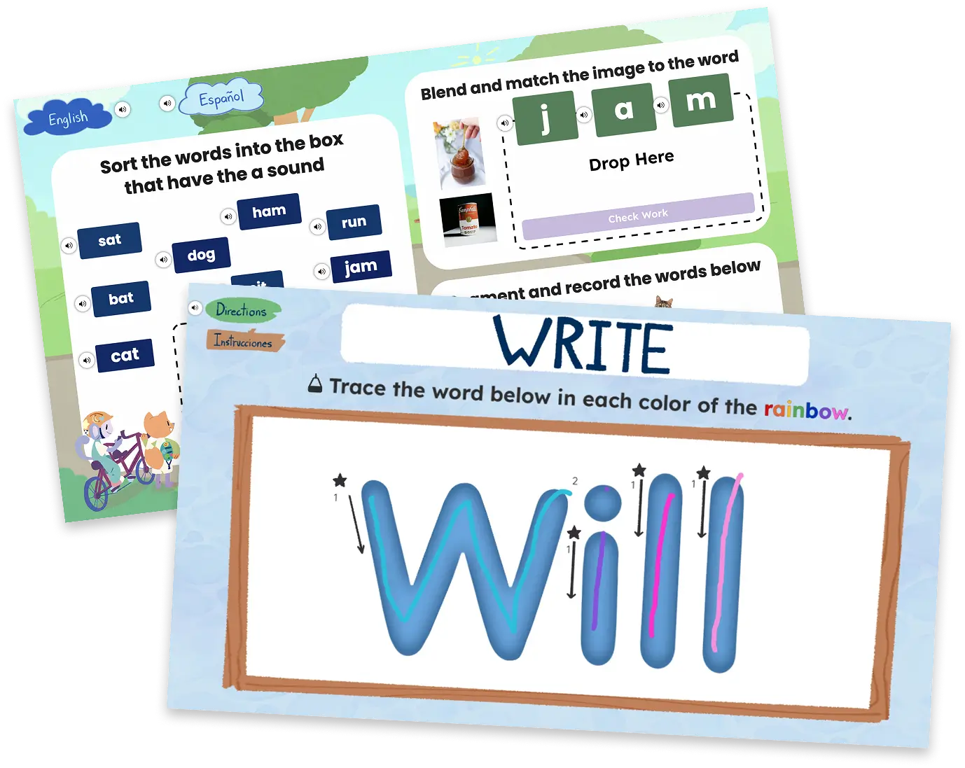 Sound spelling HFW Will